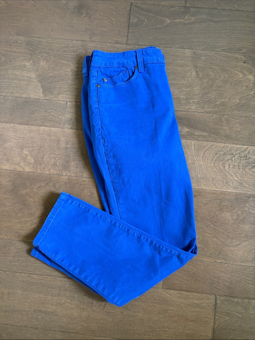 NYDJ Bright Blue Mid-Rise Ankle Length Jeans Size 6